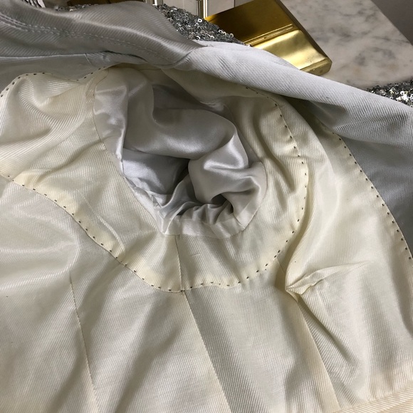 DRYKORN for beautiful people Sequined Fitted Luxury Tailored Jacket - Picture 14 of 16